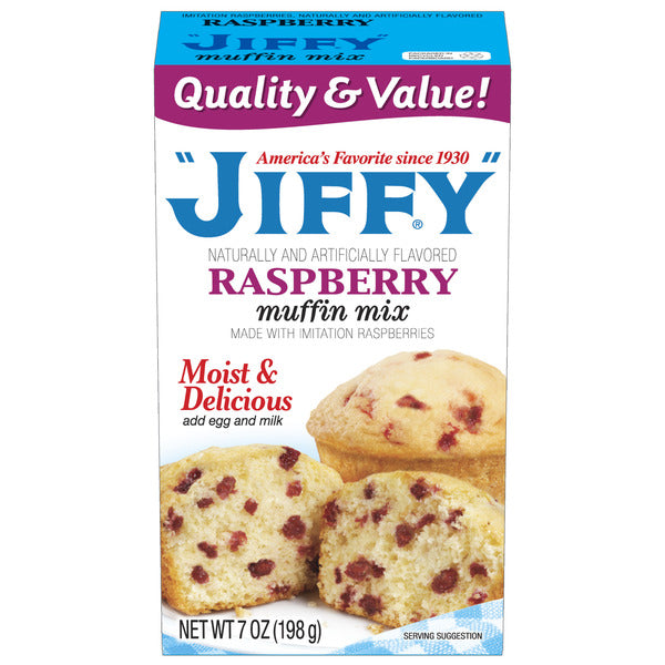 Jiffy® Raspberry Muffin Mix  DestGlow