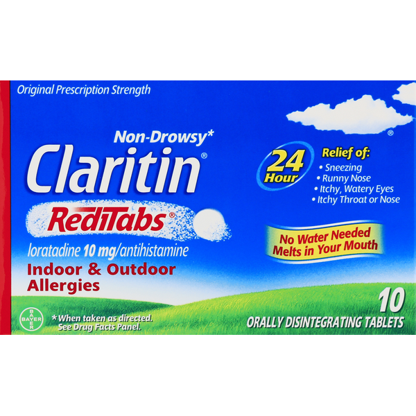 Claritin 24 Hour Non-Drowsy Allergy RediTabs  DestGlow