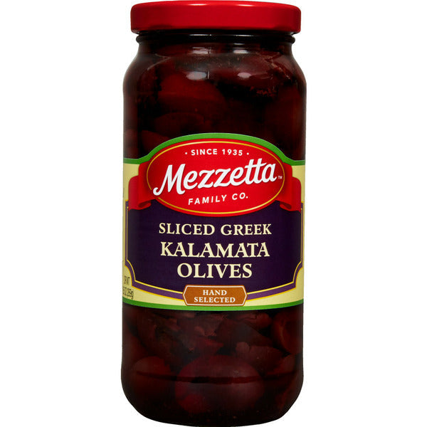 Mezzetta Sliced Greek Kalamata Olives  DestGlow