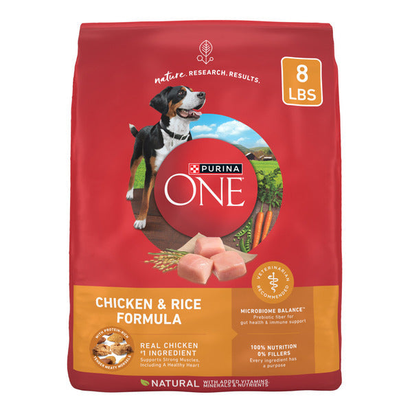 Purina ONE Chicken and Rice Formula Dry Dog Food  DestGlow