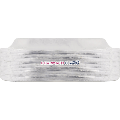 Chinet Plates, Compartment, Classic, 10.375 Inch
