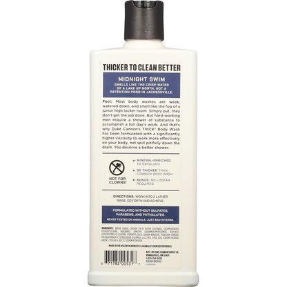 Duke Cannon Supply Co. Body Wash, Midnight Swim/Sandalwood + Lavender