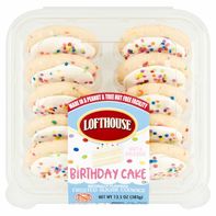 Lofthouse Birthday Cake Frosted Sugar Cookies️  DestGlow