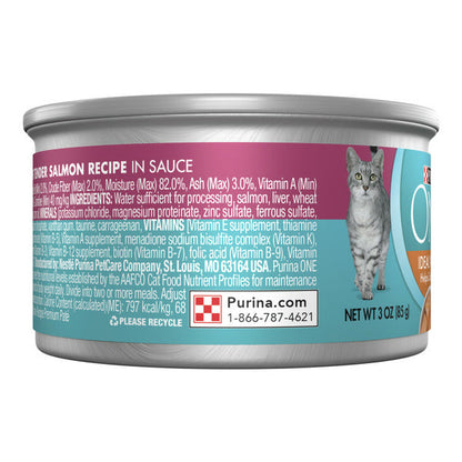 Purina ONE Natural Weight Control Wet Cat Food, Ideal Weight Tender Salmon Recipe  DestGlow