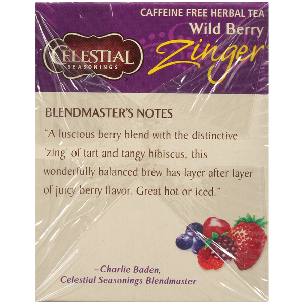Celestial Seasonings Tea Wild Berry  DestGlow