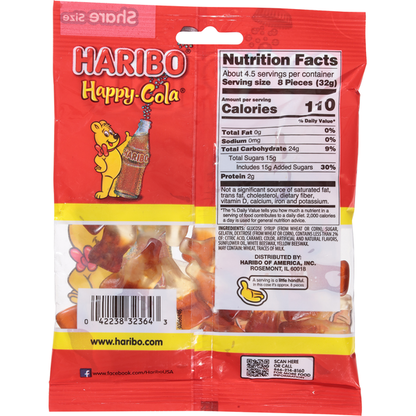 HARIBO Happy-Cola Gummi Candy