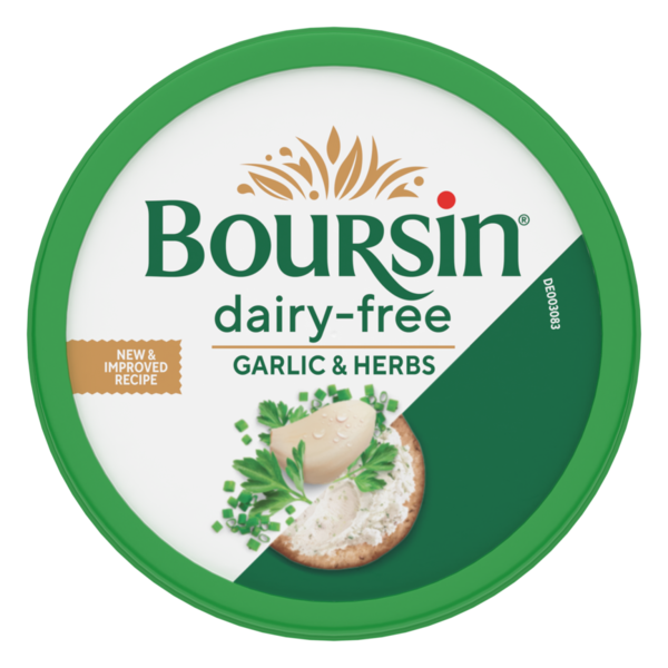 Boursin Dairy-Free Garlic &amp; Herbs Cheese Spread Alternative  DestGlow