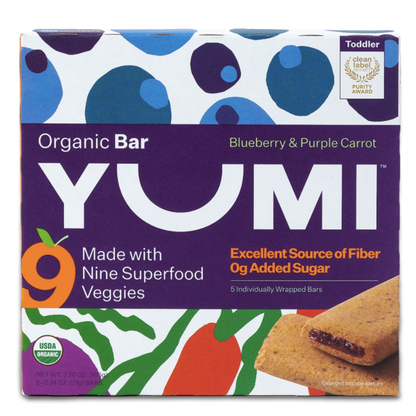 Yumi Blueberry &amp; Purple Carrot Organic Bar