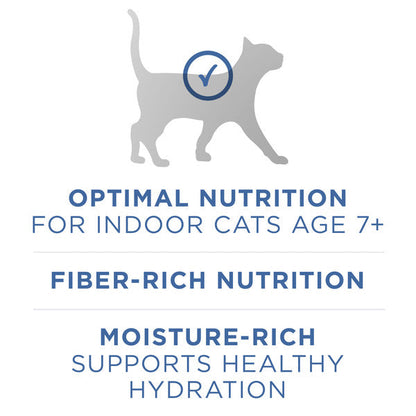Purina ONE Grain Free, Natural Senior Pate Wet Cat Food, Vibrant Maturity 7+ Chicken &amp; Ocean Whitefish Recipe