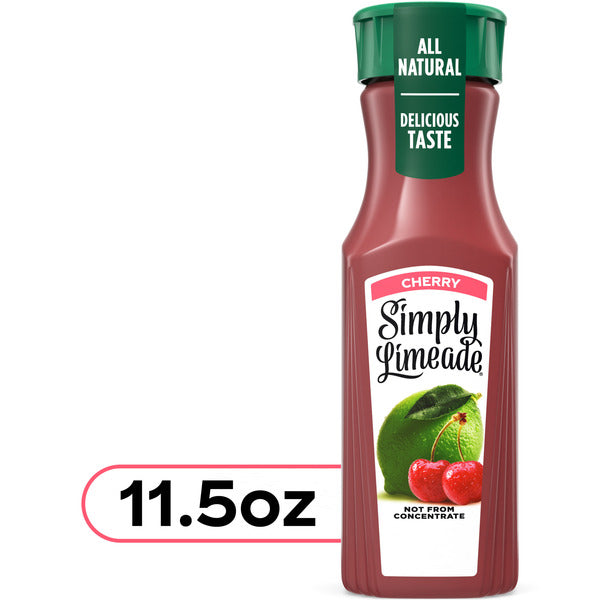 Simply Limeade with Cherry Juice Drink Bottle  DestGlow