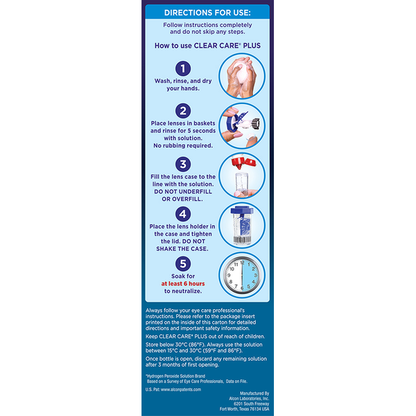 Alcon CLEAR CARE Cleaning &amp; Disinfecting Solution with HydraGlyde
