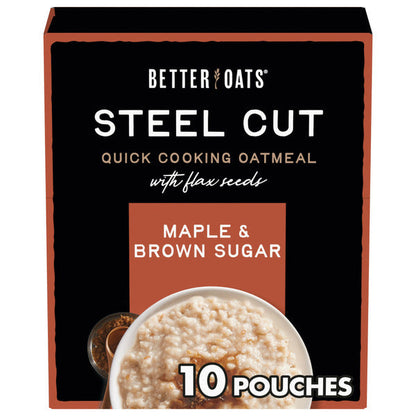 Better Oats Steel Cut Maple &amp; Brown Sugar Oatmeal  DestGlow
