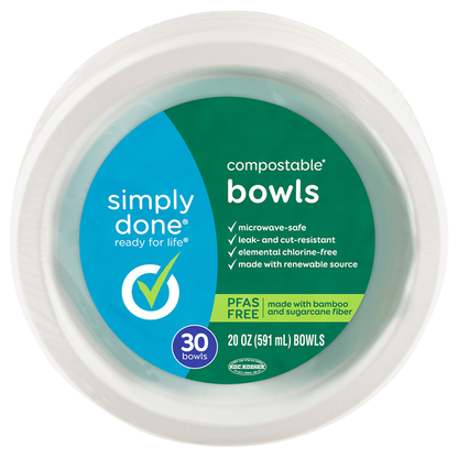 Simply Done 20 Oz Compostable Bowls