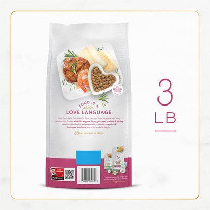 Purina Fancy Feast Filet Mignon Flavor with Real Seafood and Shrimp