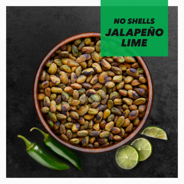 Wonderful No Shells Jalapeno Lime Pistachios  DestGlow