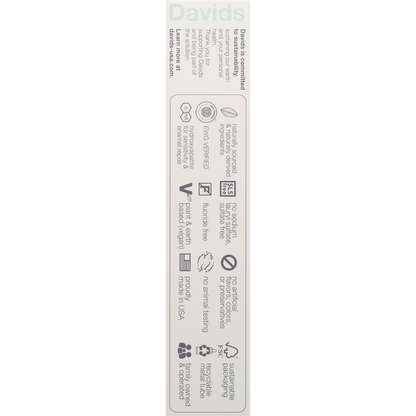 DAVID Sensitive + Whitening Natural Peppermint Toothpaste  DestGlow