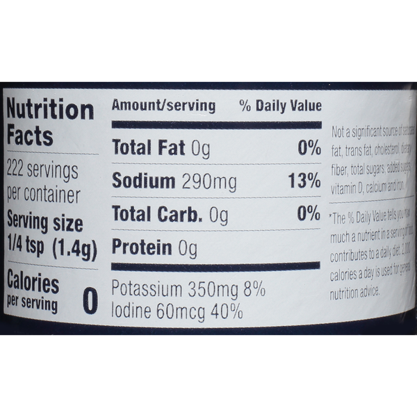 Morton 50% Less Sodium Iodized Salt &amp; Potassium Chloride  DestGlow