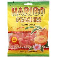 HARIBO Gummi Candy, Peaches  DestGlow