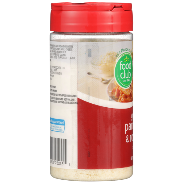 Food Club Parmesan &amp; Romano Grated Cheese  DestGlow