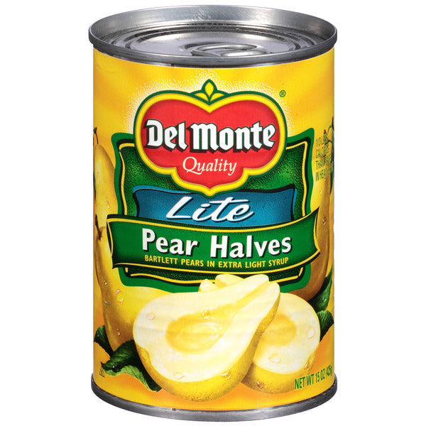 Del Monte Lite Pear Halves  DestGlow
