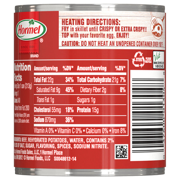 Hormel MARY KITCHEN Corned Beef Hash, 7.5 OZ  DestGlow