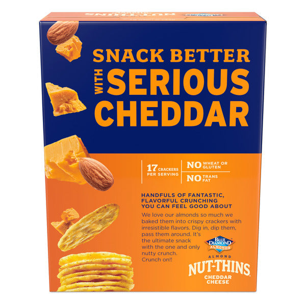 Blue Diamond Crackers, Cheddar Cheese  DestGlow