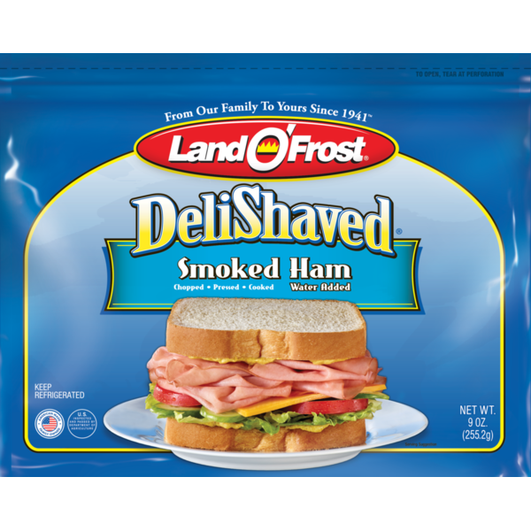 Land O’Frost DeliShaved Smoked Ham  DestGlow