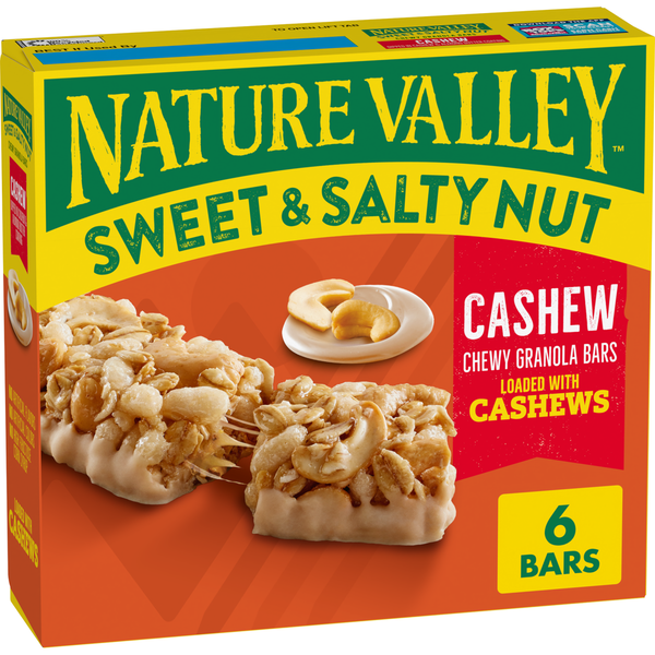 Nature Valley Cashew Sweet and Salty Nut Granola Bars  DestGlow