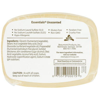 Essentials Essentials Glycerin Soap Unscented