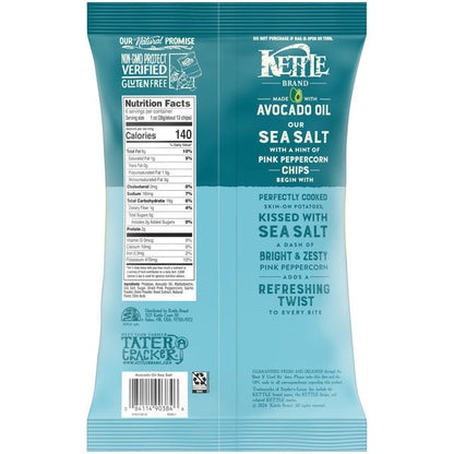 Kettle Brand Sea Salt Pink Peppercorn Chips  DestGlow