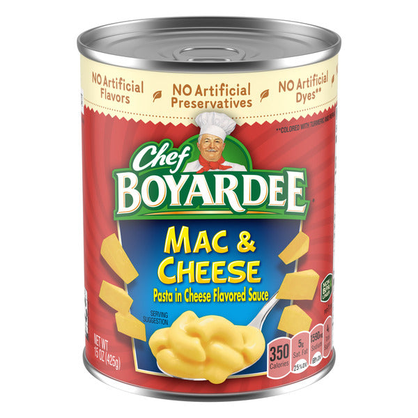 Chef Boyardee Mac and Cheese, Ready-to-Eat Meal, 15 oz.  DestGlow