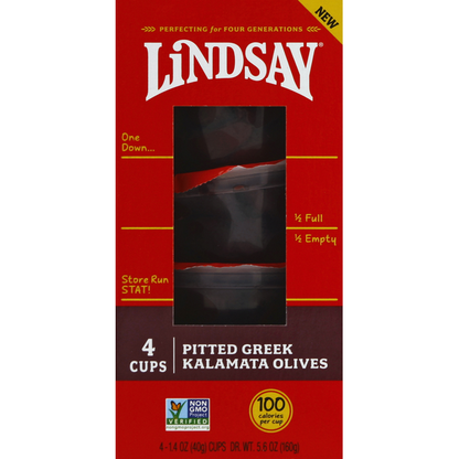 Lindsay Olives, Greek Kalamata, Pitted