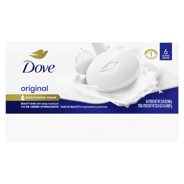 Dove Beauty Bar Soap Original  DestGlow