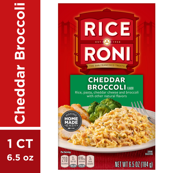 Rice-A-Roni Cheddar Broccoli Rice Mix  DestGlow