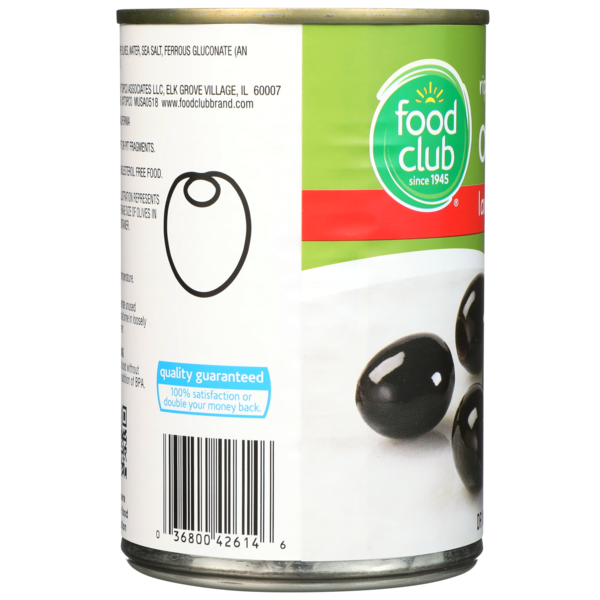 Food Club Large Ripe Pitted Olives  DestGlow