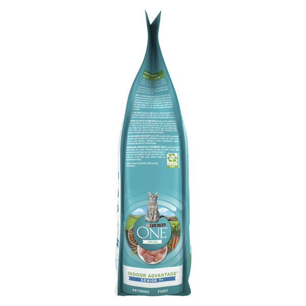 Purina ONE High Protein, Natural Senior Dry Cat Food, Indoor Advantage Senior+  DestGlow
