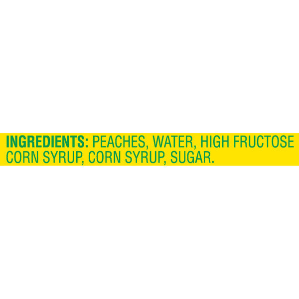 Del Monte Sliced Peaches  DestGlow