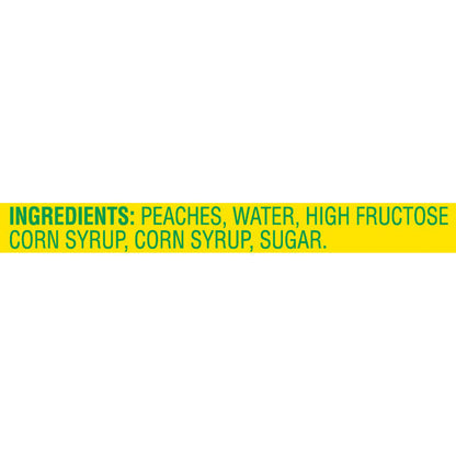 Del Monte Sliced Peaches  DestGlow