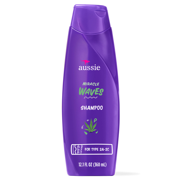 Aussie Miracle Waves Anti-Frizz Hemp Shampoo  DestGlow
