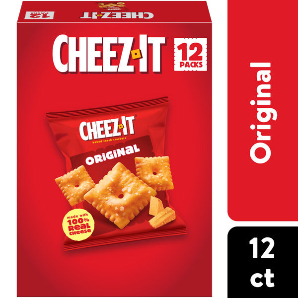 Cheez-It Original Cheese Crackers, Baked Snack Crackers, Grab n&