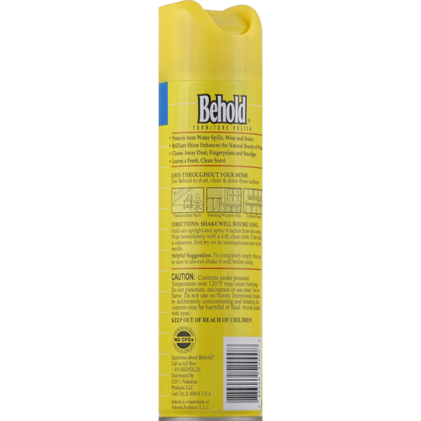 Behold Furniture Polish, Lemon  DestGlow