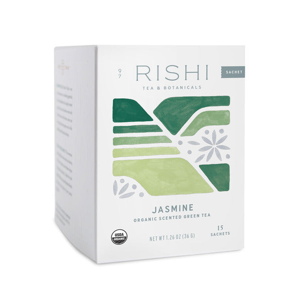 Rishi Tea &amp; Botanicals Jasmine, Tea Sachets  DestGlow