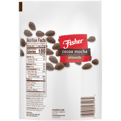 Fisher Cocoa Mocha Almonds