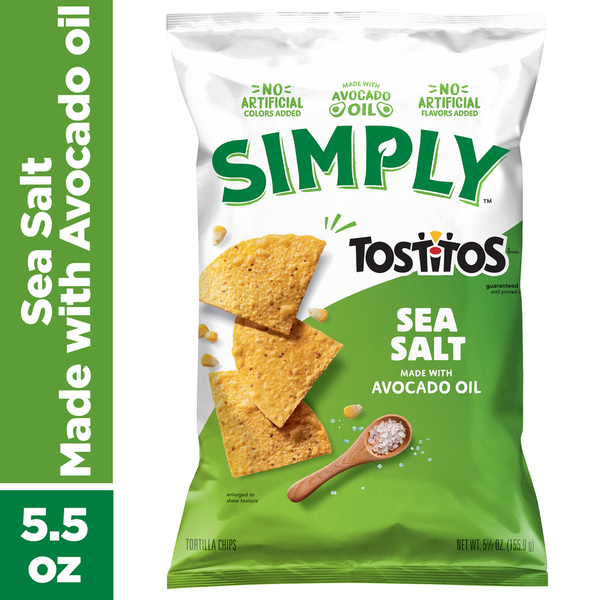 Tostitos Avocado Oil Sea Salt Tortilla Chips  DestGlow