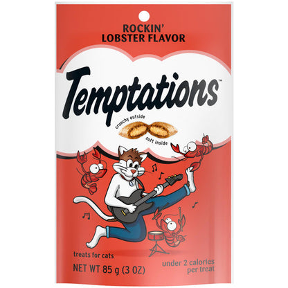 TEMPTATIONS Classic Crunchy and Soft Cat Treats, Rockin’ Lobster Flavor