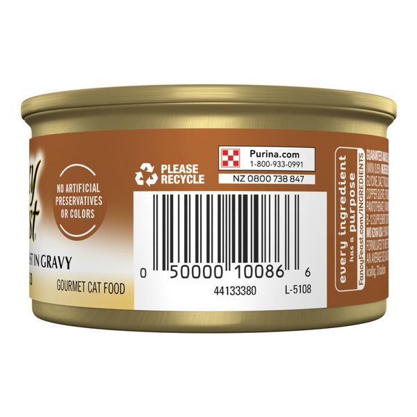Purina Fancy Feast Grilled Wet Cat Food Liver and Chicken Feast in Wet Cat Food Gravy