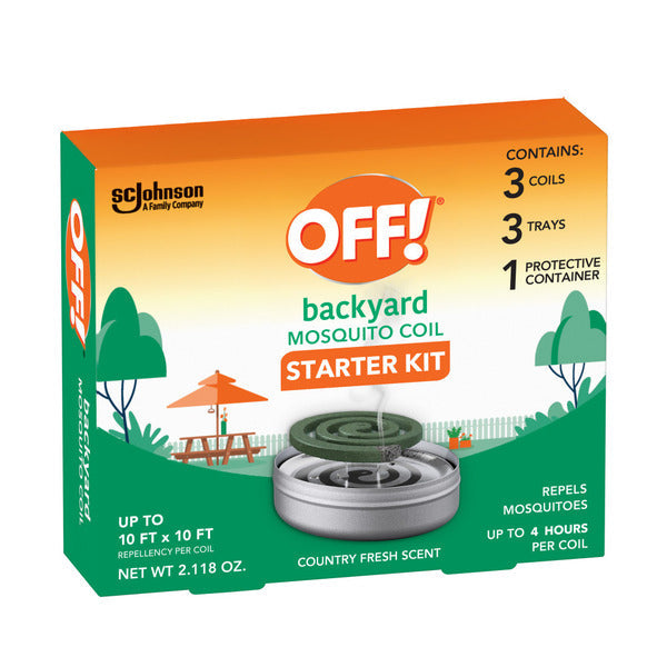 Off!® Backyard Mosquito Repellent Coil Starter Pack, Bug Repellent Devices  DestGlow