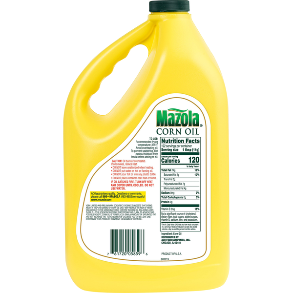 Mazola Corn Oil, Cholesterol Free  DestGlow