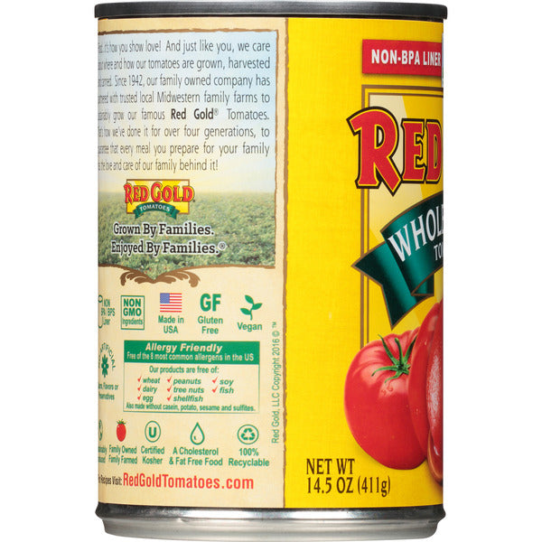 Red Gold Whole Peeled Tomatoes  DestGlow