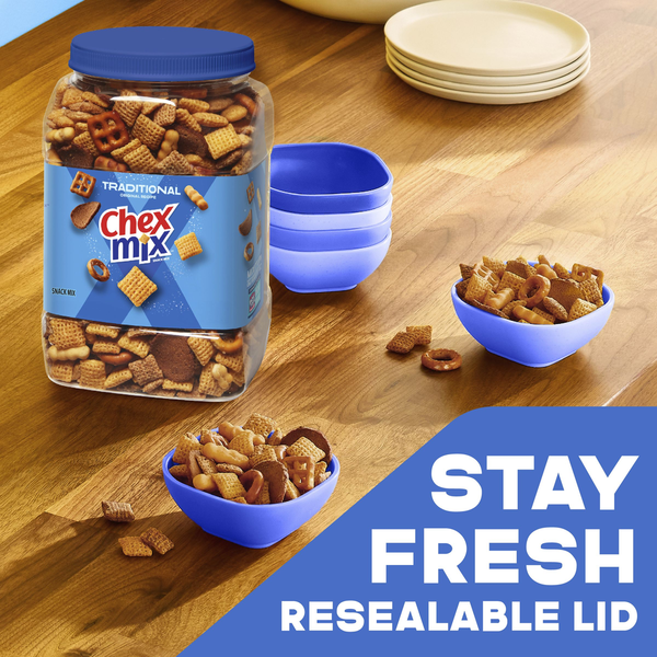 Chex Mix Traditional Original Recipe Tub Snack Mix  DestGlow